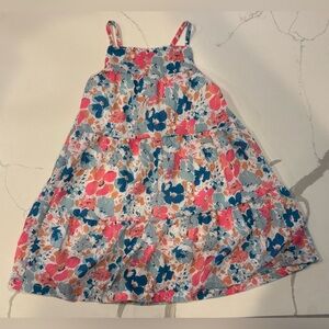 Vignette Pink & Blue Floral Sleeveless Dress Size 2y